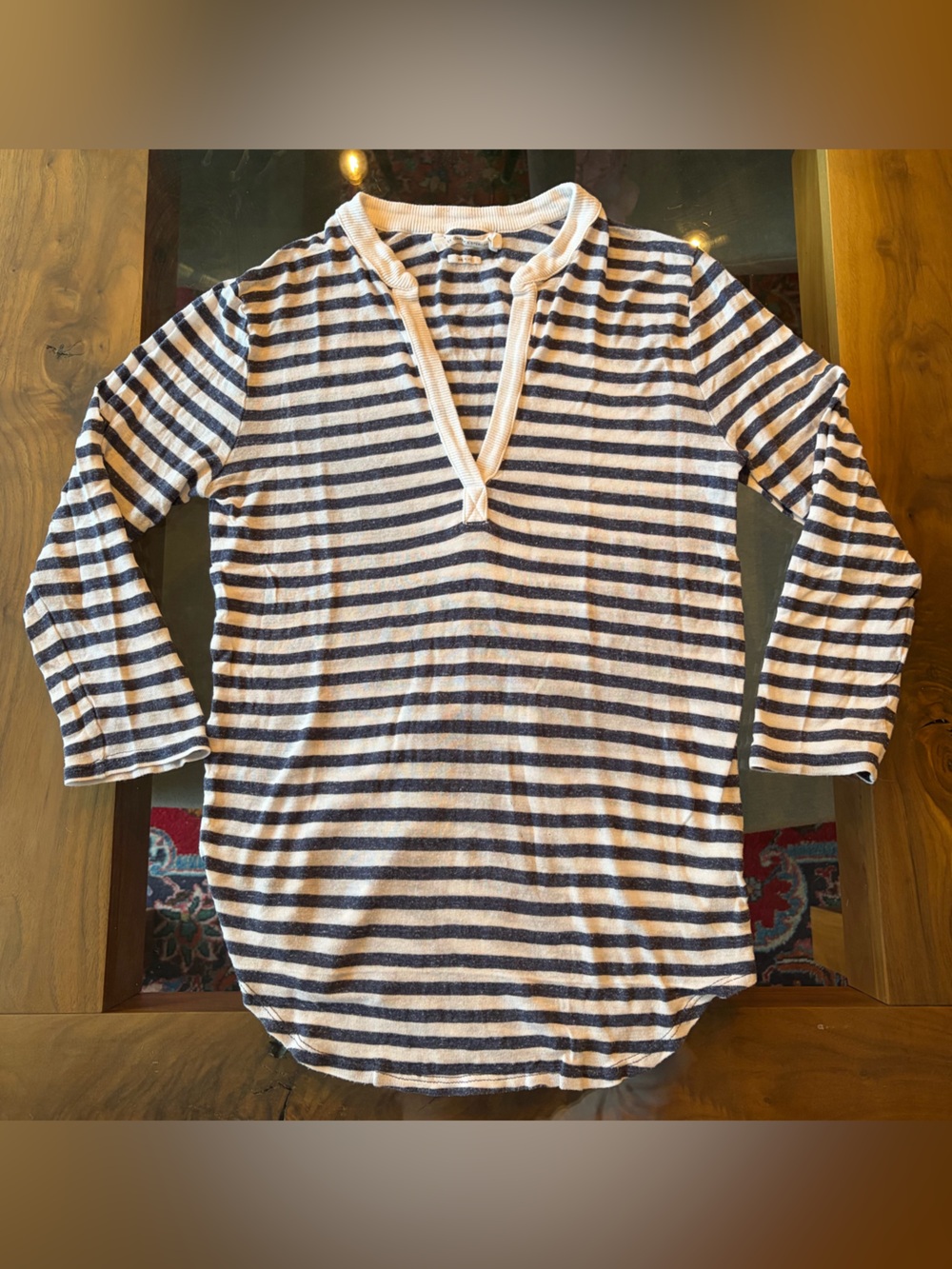 Velvet by Graham & Spencer Striped Henley